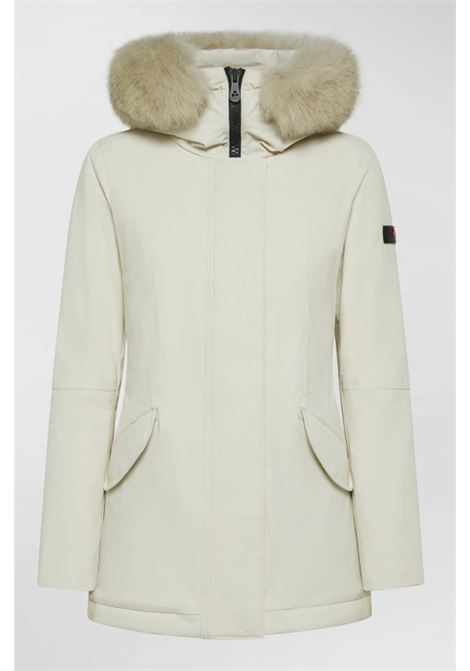 Peuterey DONNET KL FUR Slim Jacket in Stretch Nylon with Tone-on-Tone Fur PEUTEREY | Parka | PED4445983