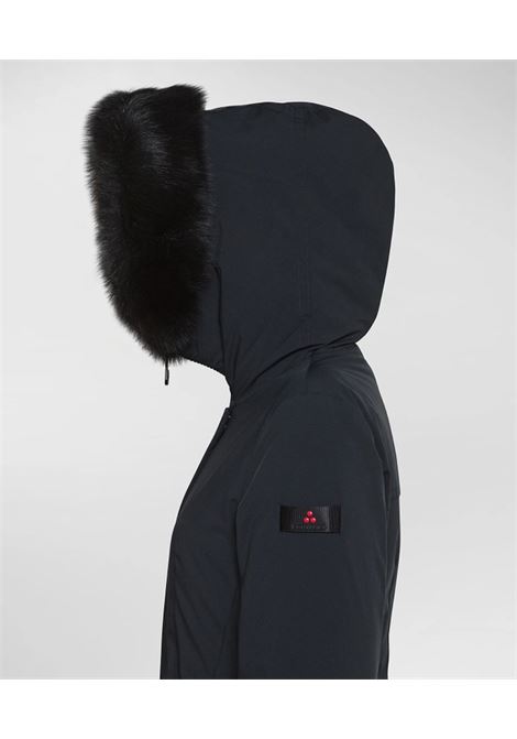 Peuterey DONNET KL FUR Slim Jacket in Stretch Nylon with Tone-on-Tone Fur PEUTEREY | Parka | PED4445NER