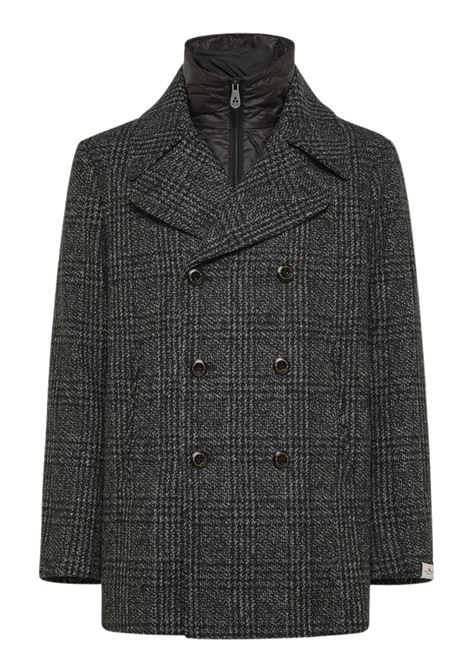 Peuterey PITLOCH CHECK Double-Breasted Wool Blend Jacket with Removable Vest PEUTEREY |  | PEU5594761