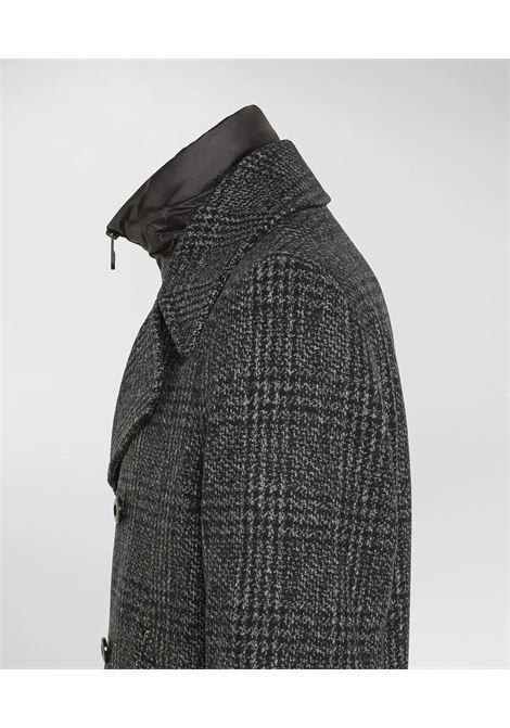 Peuterey PITLOCH CHECK Double-Breasted Wool Blend Jacket with Removable Vest PEUTEREY |  | PEU5594761