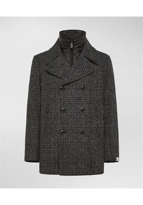Peuterey PITLOCH CHECK Double-Breasted Wool Blend Jacket with Removable Vest PEUTEREY |  | PEU5594761