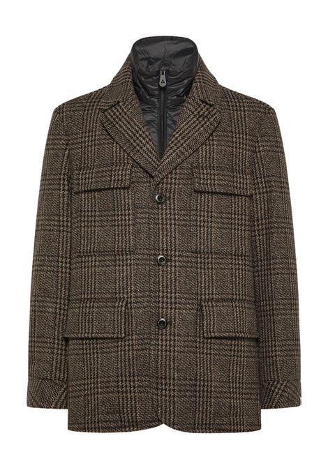 Peuterey INVERN CHECK Wool Blend Check Jacket with Removable Vest PEUTEREY |  | PEU5597494
