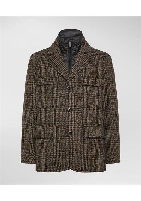 Peuterey INVERN CHECK Wool Blend Check Jacket with Removable Vest PEUTEREY |  | PEU5597494