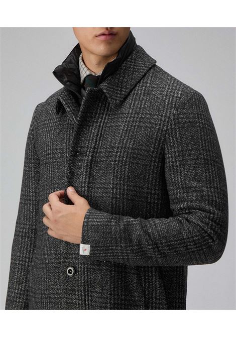 Peuterey FIONNGHAL CHECK Wool Blend Check Coat with Removable Vest PEUTEREY |  | PEU5608761