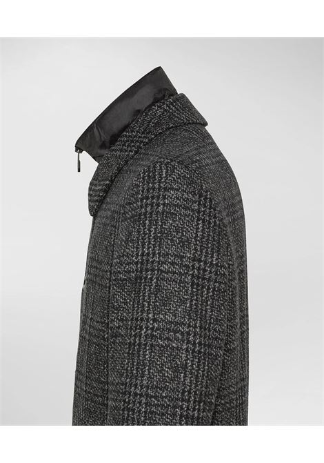 Peuterey FIONNGHAL CHECK Wool Blend Check Coat with Removable Vest PEUTEREY |  | PEU5608761