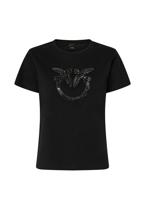 T-shirt Logo Love Birds Decorato - Pinko PINKO |  | 100535-A2RN 1Z99