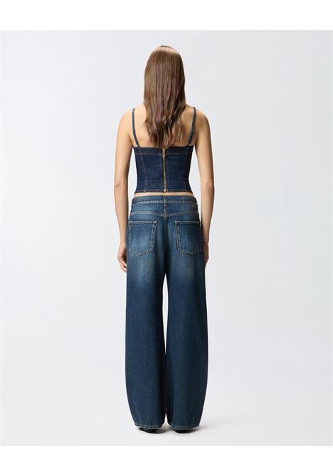 Jeans Wide Leg in Denim Soft - Pinko PINKO | JEANS | 101733-A2RQPJZ