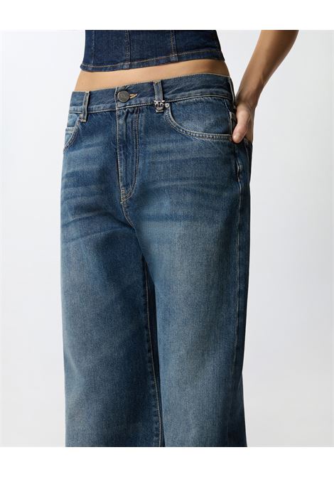 Jeans Wide Leg in Denim Soft - Pinko PINKO | JEANS | 101733-A2RQPJZ