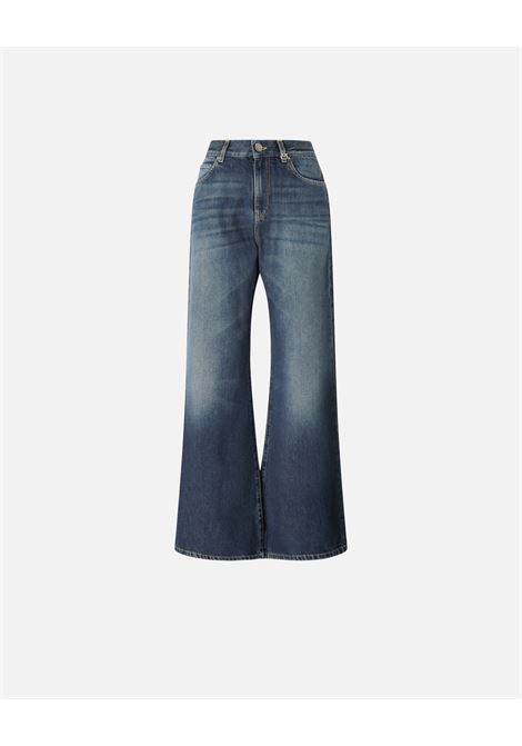 Jeans Wide Leg in Denim Soft - Pinko PINKO | JEANS | 101733-A2RQPJZ