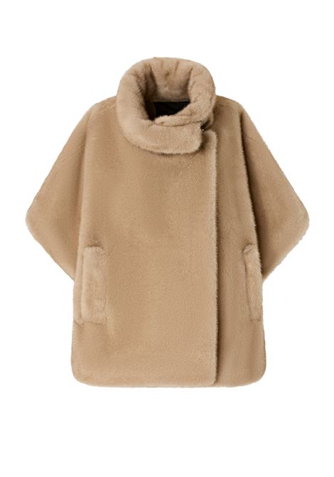 Cappa Effetto Pelliccia in Tessuto Aspen - Pinko PINKO | Pelliccia | 103837-A2PIC60