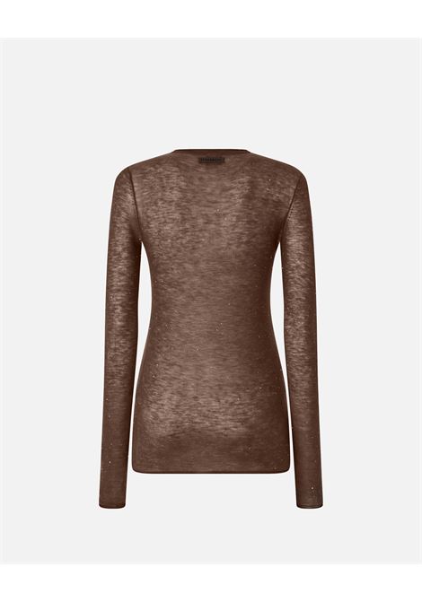 Maglia girocollo con paillettes PINKO | Maglieria | 105398-A2PML73