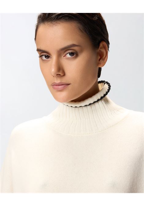 Dolcevita in Maglia in Misto Lana Merino e Cashmere - Pinko PINKO | Maglieria | 105446-A2Q9Z13