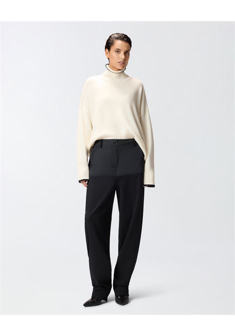 Dolcevita in Maglia in Misto Lana Merino e Cashmere - Pinko PINKO | Maglieria | 105446-A2Q9Z13