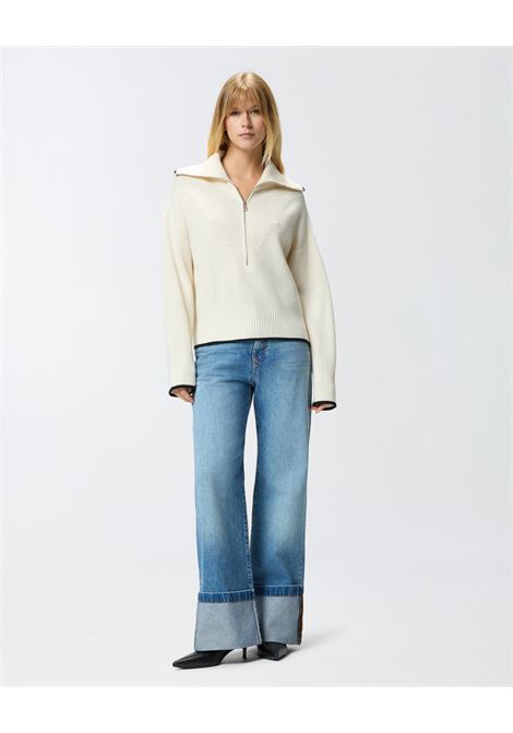 Maglia in Lana e Cashmere con Zip - Pinko PINKO | Maglieria | 105448-A2Q9Z13