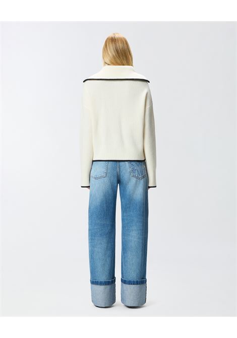 Maglia in Lana e Cashmere con Zip - Pinko PINKO | Maglieria | 105448-A2Q9Z13