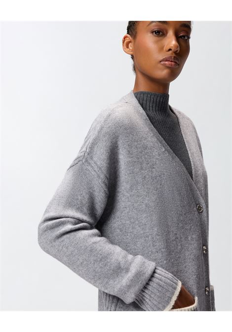 Cardigan lungo con scollo a V PINKO | Maglieria | 105451-A2Q9II2
