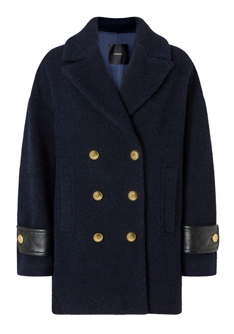 PINKO - Short double-breasted bouclé caban coat  PINKO |  | 105559-A2SHG02