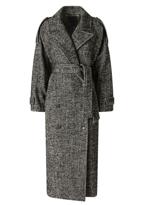 PINKO - Long coat in herringbone cloth PINKO |  | 105562-A2SEZZ2