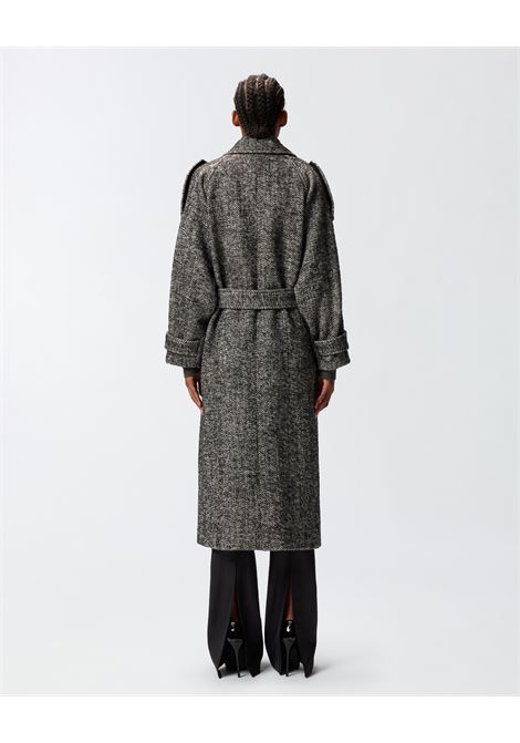 PINKO - Long coat in herringbone cloth PINKO |  | 105562-A2SEZZ2