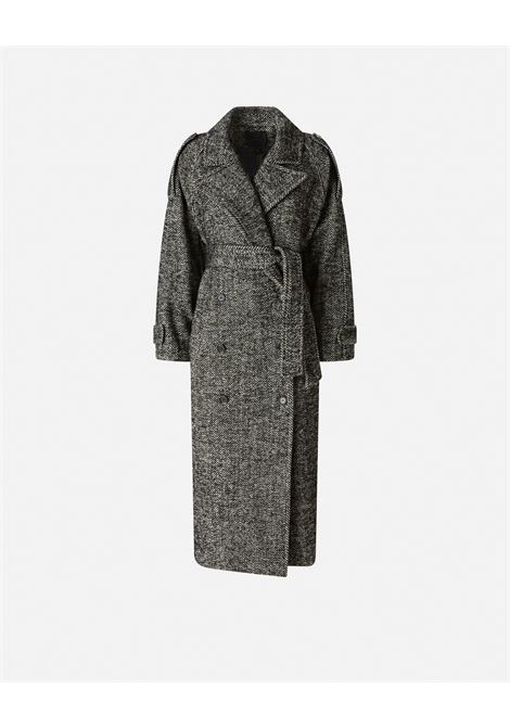 PINKO - Long coat in herringbone cloth PINKO |  | 105562-A2SEZZ2