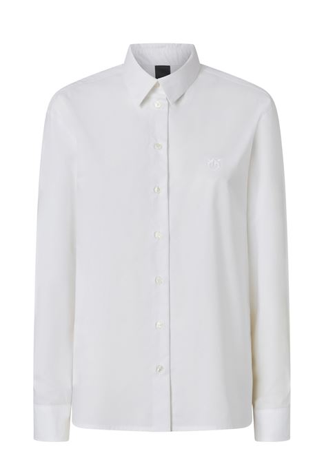 Camicia in popeline con ricamo PINKO | CAMICIE | 105591-A2T4Z04