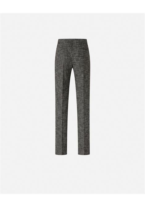 High-Waisted Skinny Flannel Trousers Grey PINKO |  | 105634-A2SKZM7