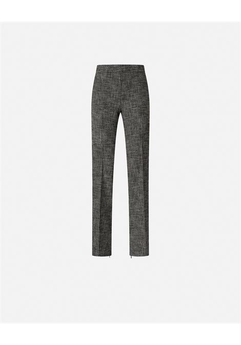High-Waisted Skinny Flannel Trousers Grey PINKO |  | 105634-A2SKZM7