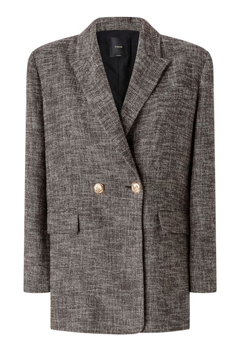 PINKO - Double-breasted flannel blazer PINKO |  | 105650-A2SKZM7
