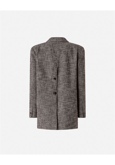 PINKO - Double-breasted flannel blazer PINKO |  | 105650-A2SKZM7