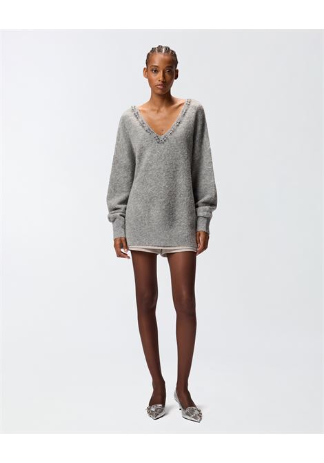 PINKO - Wool-blend sweater with jewel embroidery PINKO |  | 105947-A2YEII2