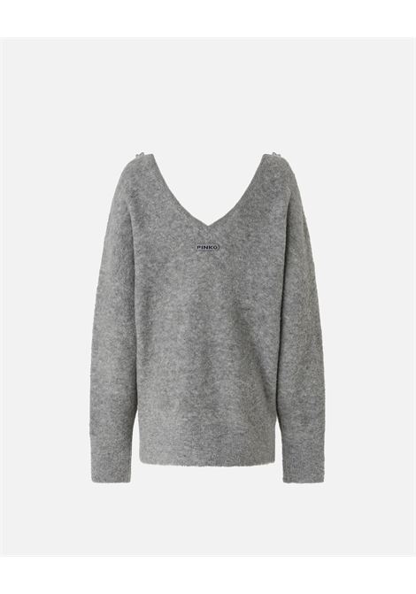 PINKO - Wool-blend sweater with jewel embroidery PINKO |  | 105947-A2YEII2