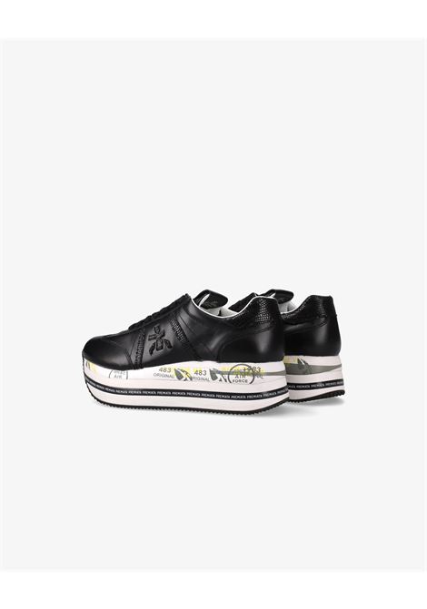 Premiata Beth 7107 Leather Sneakers  Iconic Black Platform Style PREMIATA |  | BETH7107