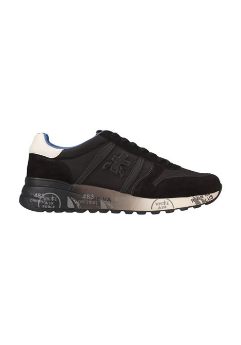 Premiata Lander 7079 Sneakers  Black Suede and Nylon with Color Details PREMIATA |  | LANDER7079