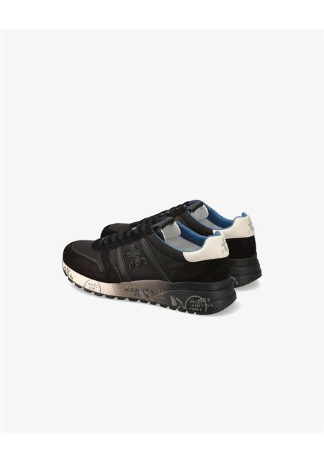 Premiata Lander 7079 Sneakers  Black Suede and Nylon with Color Details PREMIATA |  | LANDER7079