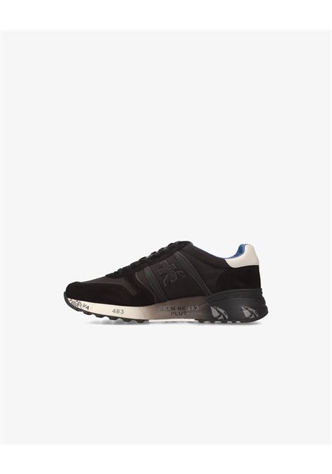 Premiata Lander 7079 Sneakers  Black Suede and Nylon with Color Details PREMIATA |  | LANDER7079
