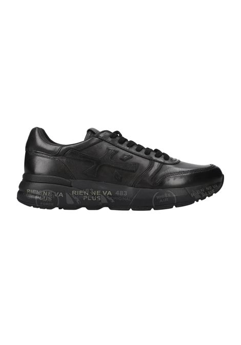 Premiata Mick 1453N Sneakers  Black Leather and Fabric with Iconic Logo PREMIATA |  | MICK1453N
