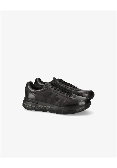 Premiata Mick 1453N Sneakers  Black Leather and Fabric with Iconic Logo PREMIATA |  | MICK1453N
