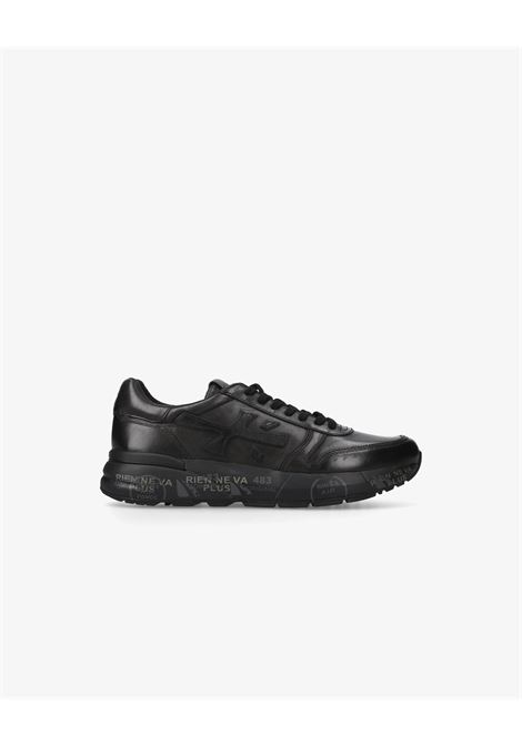 Premiata Mick 1453N Sneakers  Black Leather and Fabric with Iconic Logo PREMIATA |  | MICK1453N