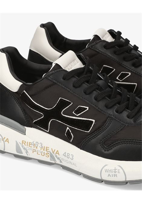 Premiata Mick 7249 Sneakers  Black Leather and Nylon with Iconic Logo PREMIATA |  | MICK7249