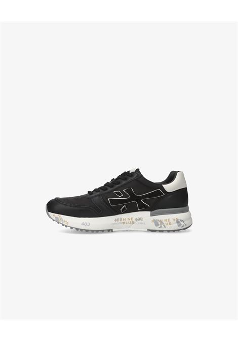 Premiata Mick 7249 Sneakers  Black Leather and Nylon with Iconic Logo PREMIATA |  | MICK7249