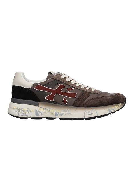 Premiata Mick 7714 Sneakers  Brown Leather and Nylon with Iconic Logo PREMIATA |  | MICK7714