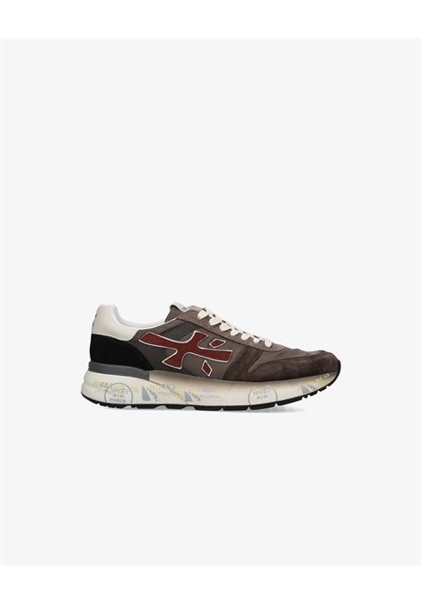 Premiata Mick 7714 Sneakers  Brown Leather and Nylon with Iconic Logo PREMIATA |  | MICK7714