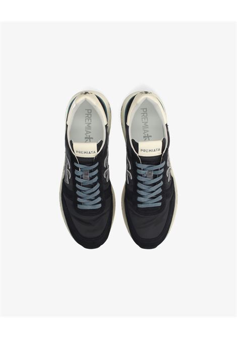 Premiata Mick 7716 Sneakers  Blue Leather and Nylon with Iconic Logo PREMIATA |  | MICK7716