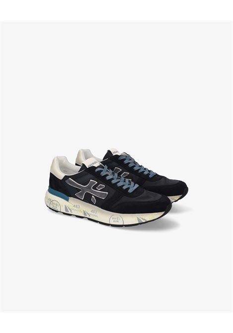 Premiata Mick 7716 Sneakers  Blue Leather and Nylon with Iconic Logo PREMIATA |  | MICK7716