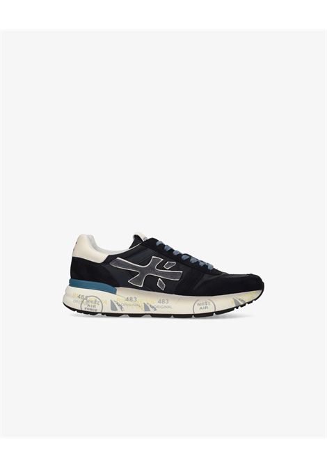 Premiata Mick 7716 Sneakers  Blue Leather and Nylon with Iconic Logo PREMIATA |  | MICK7716