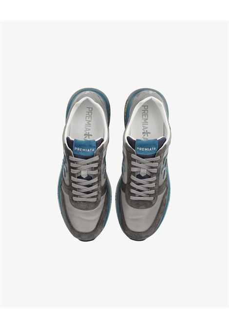 Premiata Mick 7865 Sneakers  Grey Leather and Nylon with Iconic Logo PREMIATA |  | MICK7865