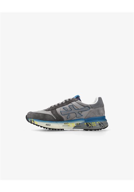 Premiata Mick 7865 Sneakers  Grey Leather and Nylon with Iconic Logo PREMIATA |  | MICK7865