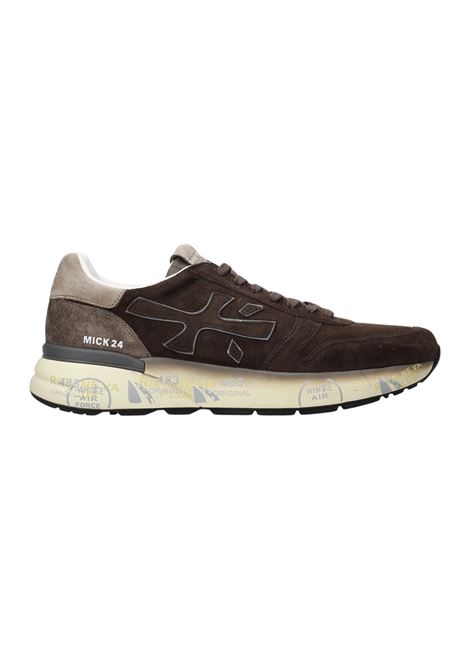 Premiata Mick 7898 Sneakers  Brown Leather and Nylon with Iconic Logo PREMIATA |  | MICK7898
