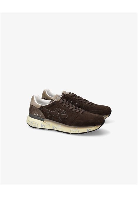 Premiata Mick 7898 Sneakers  Brown Leather and Nylon with Iconic Logo PREMIATA |  | MICK7898