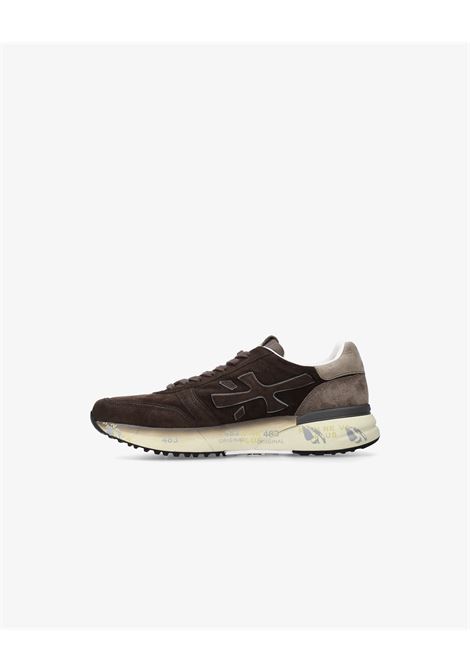 Premiata Mick 7898 Sneakers  Brown Leather and Nylon with Iconic Logo PREMIATA |  | MICK7898